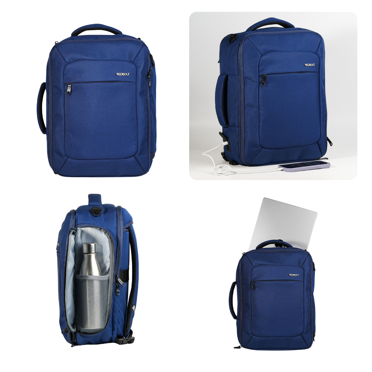 REDBOLT OPTIMUS 26L BACKPACK - BLUE — Redbolt corporate gift, alternate view
